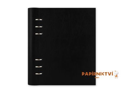 Filofax, Zápisník Clipbook Classic Monochrome, A5, černá