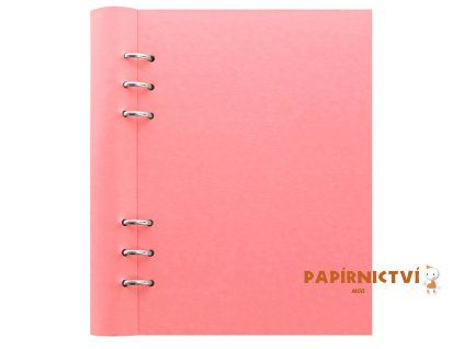 Filofax, Zápisník Clipbook Pastel, A5, pastelová růžová