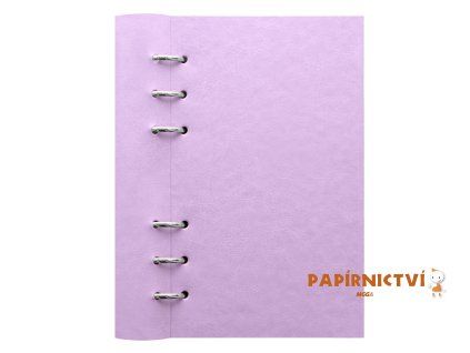 Filofax, Zápisník Clipbook Pastel, osobní, pastelová fialová