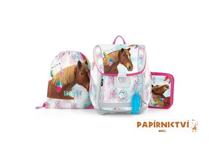 Školní set 3ks PREMIUM LIGHT kůň romantic 0-13722
