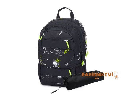 Studentský batoh + etue OXY Sport Graffiti 1-49125E