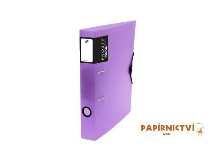 Pořadač PP silný páka 5cm Opaline Frosty fialová 2-10319