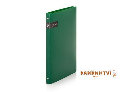 Pořadač PP A4 4kr. Classic zelená 2-105