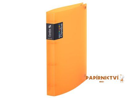 Pořadač PP A4 D20 4kr. Opaline oranžová 2-186