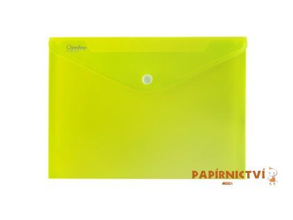 Psaníčko s drukem A5 Opaline zelená limetka 2-3571