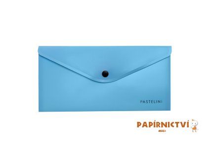 Psaníčko s drukem DL PASTELINI modrá 2-458