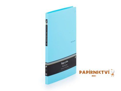Katalogová kniha A4 PP PASTELINI 20 listů modrá 2-665
