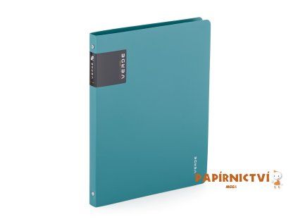 Pořadač PP A4 4kr. VERDE milano 2-857