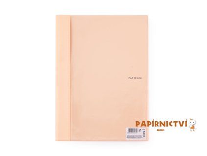 Rychlovazač A4 PVC s kapsou PASTELINI meruňková 5-435