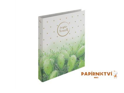 Pořadač A4 lamino R25-4kr. Romantic kaktus 7-264