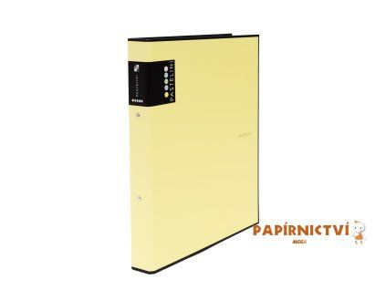 Pořadač A4 lamino R25-2kr. PASTELINI žlutá 7-273