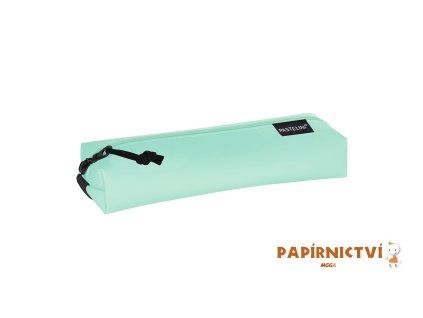 Etue PU široká + elastic PASTELINI zelená 9-84724