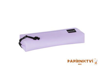 Etue PU široká + elastic PASTELINI fialová 9-84824