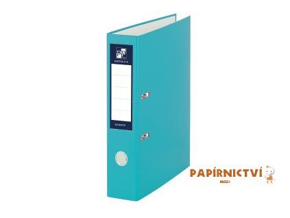 Pořadač A4 poloplast páka 5cm SCONTO světle modrý 9-995