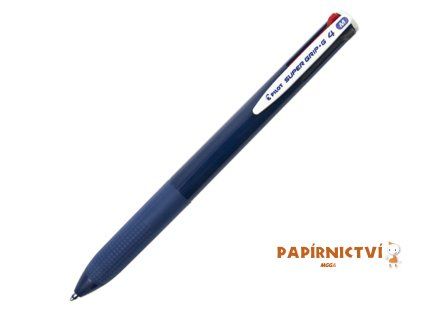 Pilot, Kuličkové pero 4barevka SuperGrip-G 4, 1.0, modrá