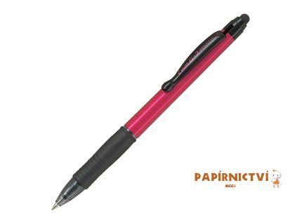 Pilot, Gelový roller G-2 Penstylus, 0.7, (M) střední, červená
