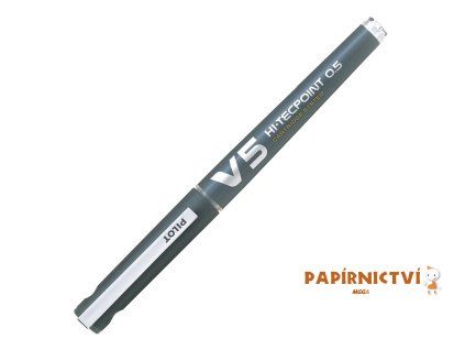 Pilot, Roller Hi-Tecpoint V5 CS, 0.5, (F) tenký, černá