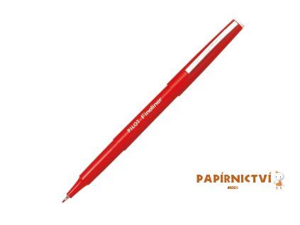 Pilot, Liner Fineliner, 1.3, (F) tenký, červená