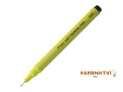 Pilot, Liner LetteringPen, 0.3-1.0, limetková