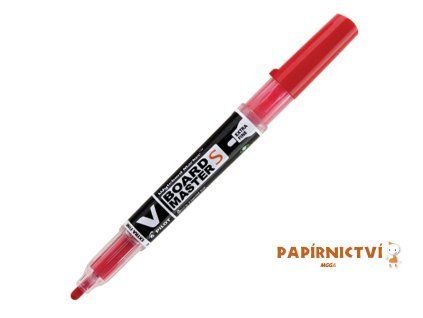 Pilot, Popisovač na bílé tabule VBoardMaster S, 1.3, (EF) extra tenký, červená