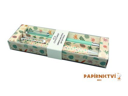 Dárková sada CONCORDE Stella, kul. pero 1,0mm, roller 1,0mm, krabička, modrá A14