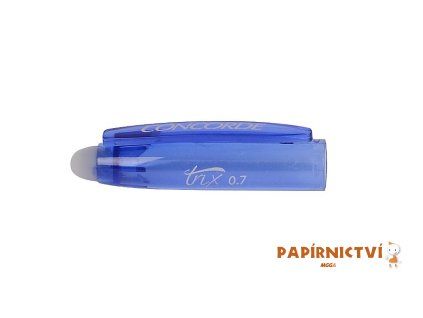 Roller CONCORDE Trix gumovatelný, 0,7mm, modrá náplň, dóza A14659