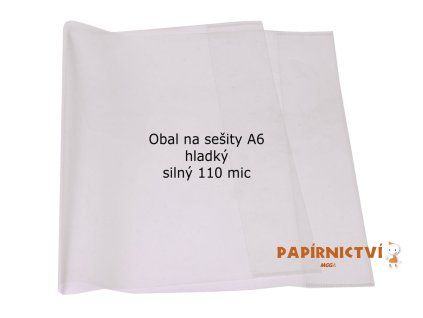 Obaly na sešity CONCORDE, A6, 110mic, sada 10ks A81002