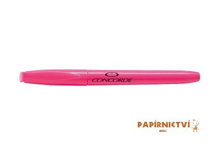 Zvýrazňovač CONCORDE, zkosený hrot 1-4mm, růžová A65704