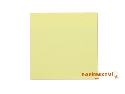 Samolepicí bloček CONCORDE 75 x 75mm, 100 listů, žlutá A1002