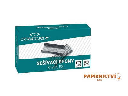 Sešívací spony CONCORDE 24/6, 1000ks A65435