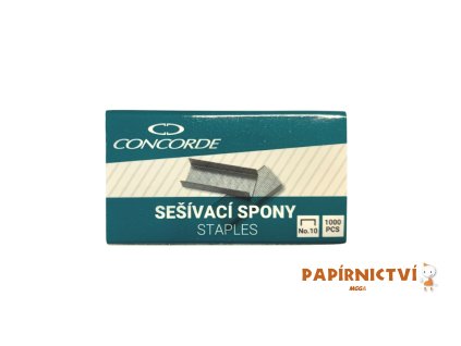 Sešívací spony CONCORDE No.10, 1000ks A65670