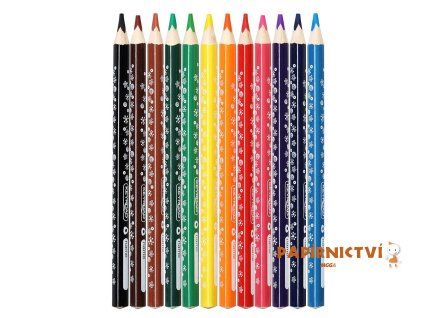 Pastelky KEYROAD Jumbo trojhranné 12ks A708