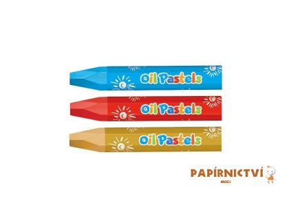 Olejové pastely KEYROAD 24ks A728