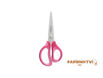 Školní nůžky KEYROAD Soft, 15cm, blistr, asort A617