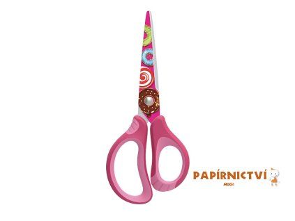 Školní nůžky KEYROAD Tattoo Soft, 15cm, asort A620