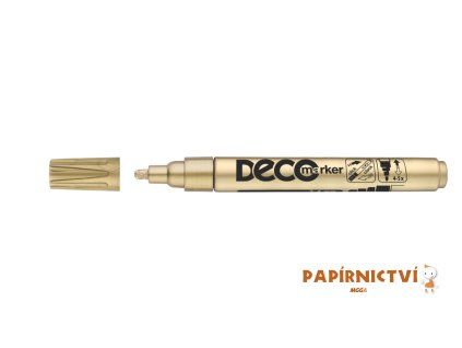 Popisovač ICO Deco, zlatý