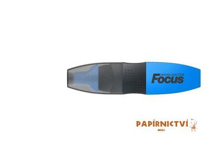 Zvýrazňovač ICO Focus, modrý