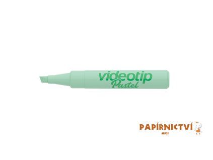 Zvýrazňovač ICO Videotip pastelový, pastel zelená