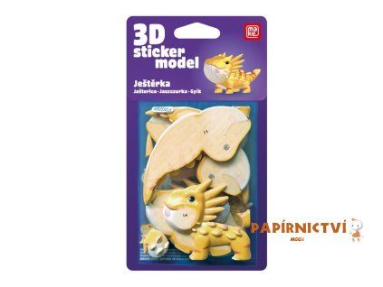 3D Sticker Model Ještěrky Ještěrka - MAKE 1042620