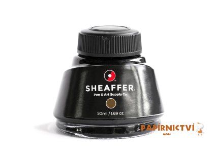 SHEAFFER inkoust v lahvičce hnědý, 50 ml