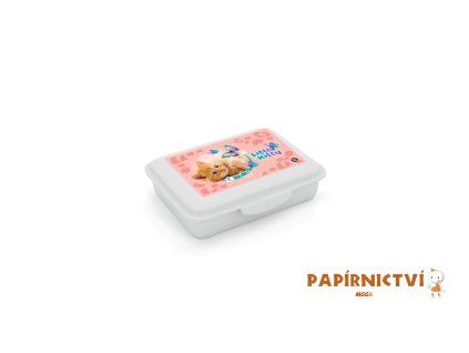 Box na svačinu s přihrádkou Kočka 3-34426