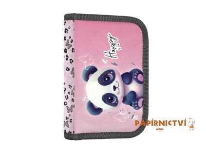 Penál 1 p. 2 chlopně, prázdný Panda 6-59826