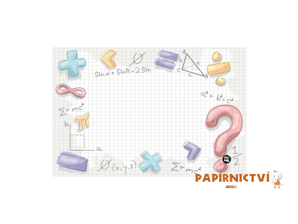 Podložka na stůl PP 58x38cm Math 5-90325