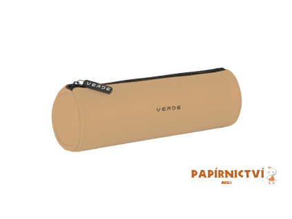 Pouzdro etue PU kulatá VERDE mocca 6-62426