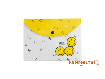 Psaníčko s drukem A4 s tiskem Smiley World 2-30626