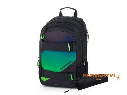 Studentský batoh + etue OXY SPORT Ombre boy 6-73226E