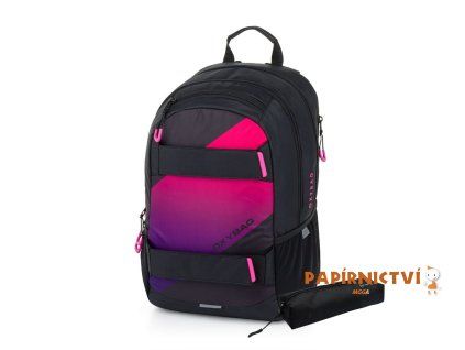 Studentský batoh + etue OXY SPORT Ombre girl 6-73126E