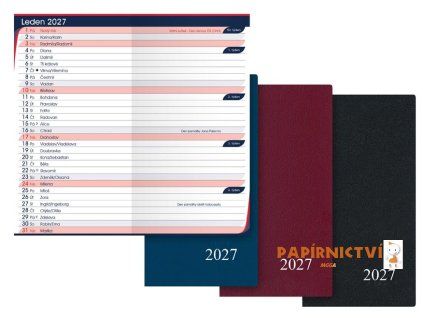 Diář 2027 M105/PVC měsíční