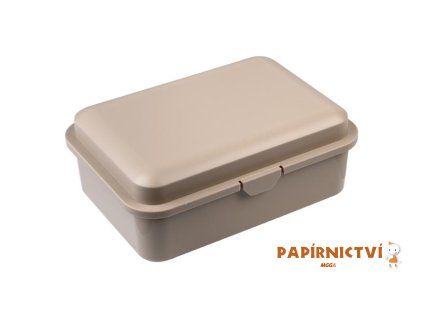 Svačinový box - vysoký 180x130x70 - sv. hnědý 1043060