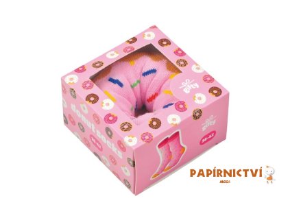Gifty - Ponožky 31-35 Gifty - DONUT pink 1042907